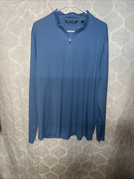 Travis Mathew Other - TravisMathew Men's 1/4 Zip Pullover Golf Jacket Sweater Steel Blue XL